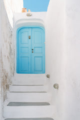 The Blue Door in Emporio | Santorini Photography Print | Studio Edition