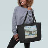 Road Trip 'Mid Century Corvette - Large organic tote bag