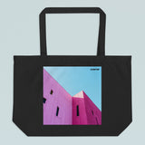 Road Trip 'Pink Hotel' - Large organic tote bag