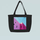 Road Trip 'Pink Hotel' - Large organic tote bag