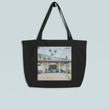 Road Trip 'Mid Century Corvette - Large organic tote bag