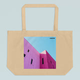 Road Trip 'Pink Hotel' - Large organic tote bag