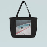 Road Trip 'A Puddle in Palm Springs' - Large organic tote bag